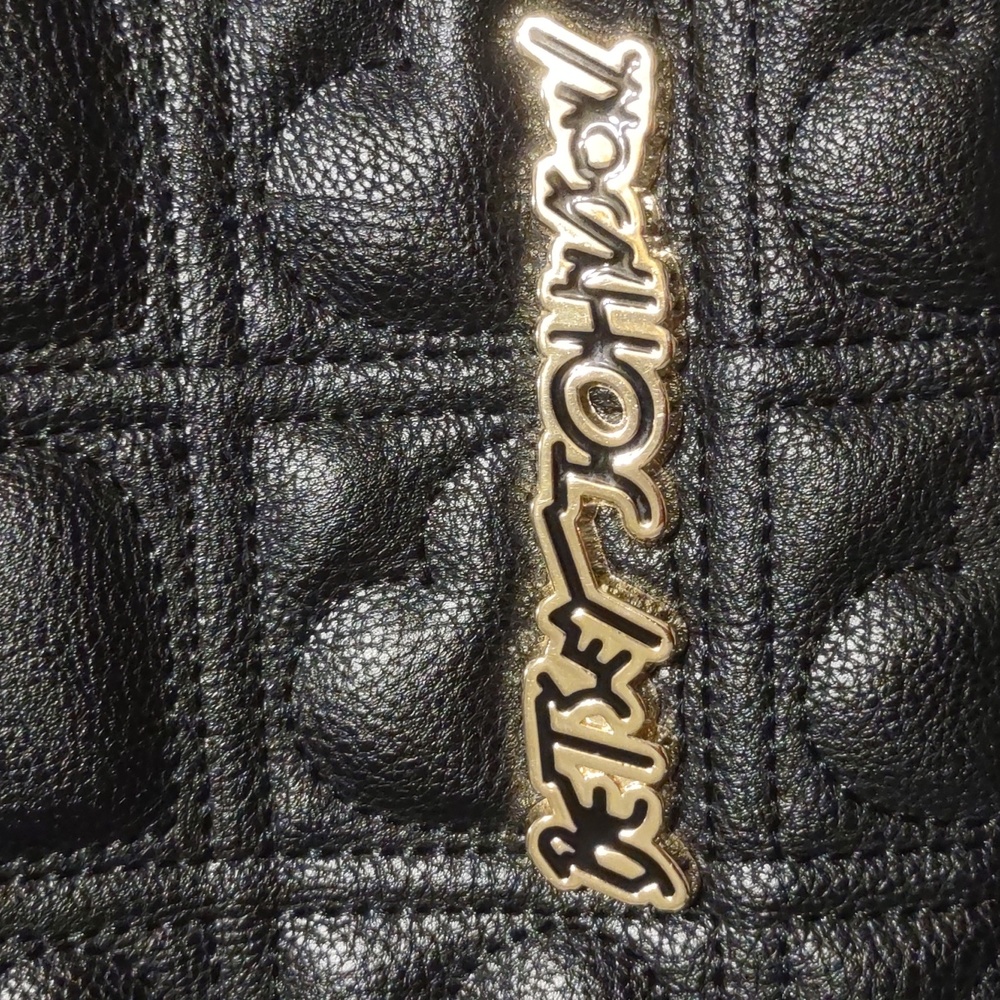 Betsey Johnson Black and Red Bow Bag - Picture 6 of 10